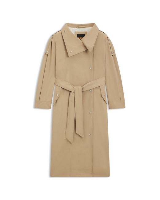 Boss Natural Water-Repellent Trench Coat