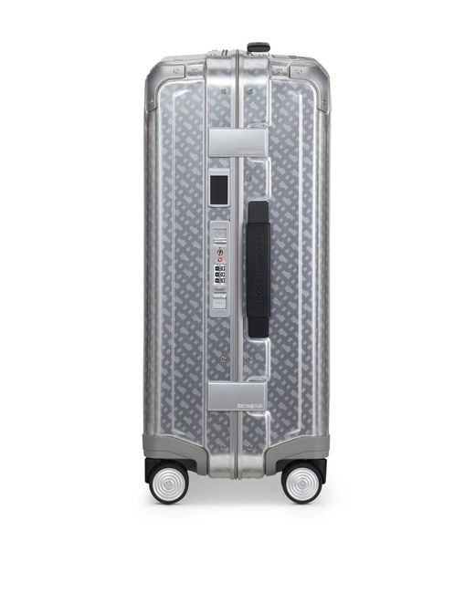 Boss Großer X Samsonite Koffer Aus Silberfarbenem Aluminium 80 Cm in Gray für Herren