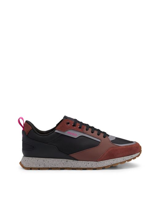 suede mens hugo boss trainers