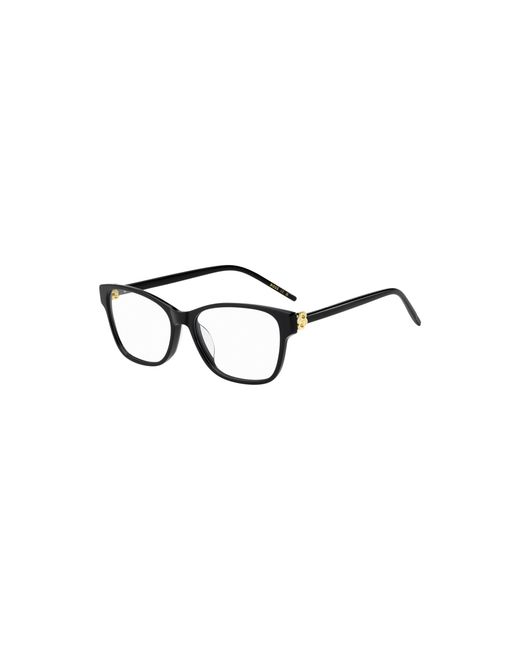 Boss Black Acetate Optical Frames With Double B Monogram