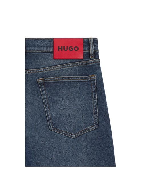 HUGO Blue Slim-Fit Jeans for men