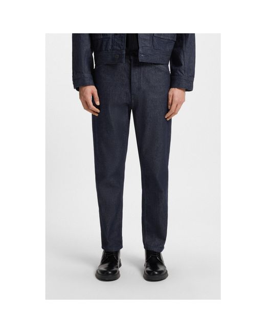 HUGO Blue Relaxed-Fit Jeans for men