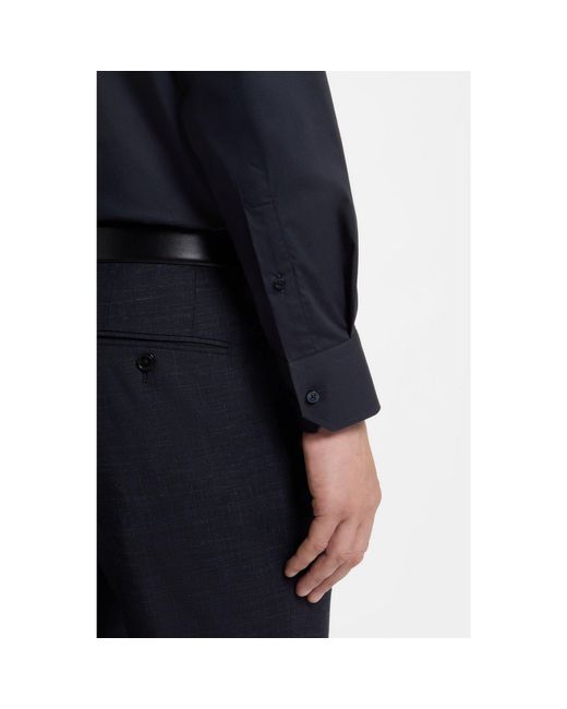 Boss Blue Regular-Fit Shirt for men