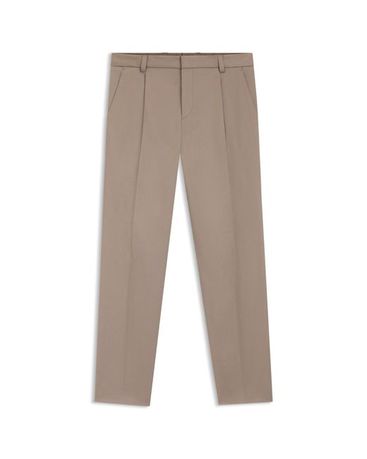 HUGO Natural Slim-Fit Trousers for men