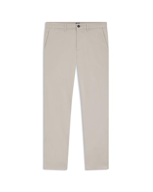 Boss Natural Regular-Fit Trousers for men