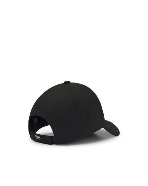 Boss Black Equestrian Cap With Crystal Logo