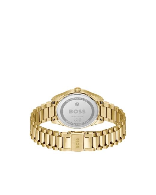 Boss Metallic Cheswick-Tone Watch With Fluted Bezel for men