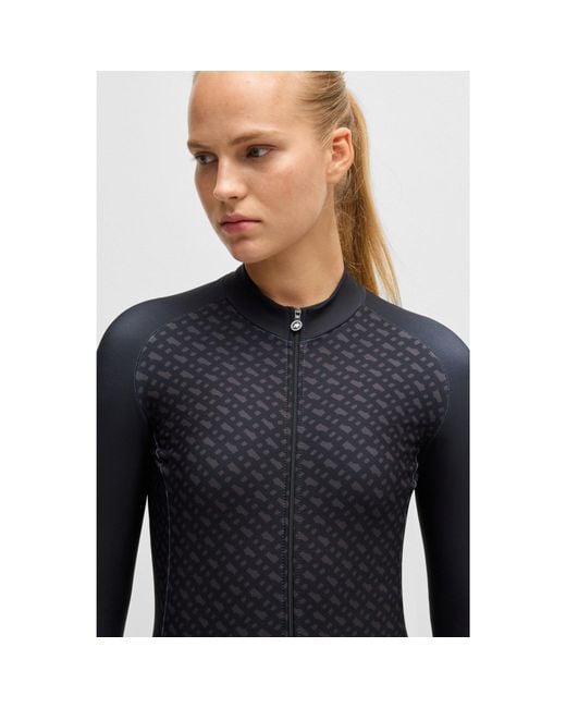 Boss Blue X Assos Training Jersey With Three Rear Pockets