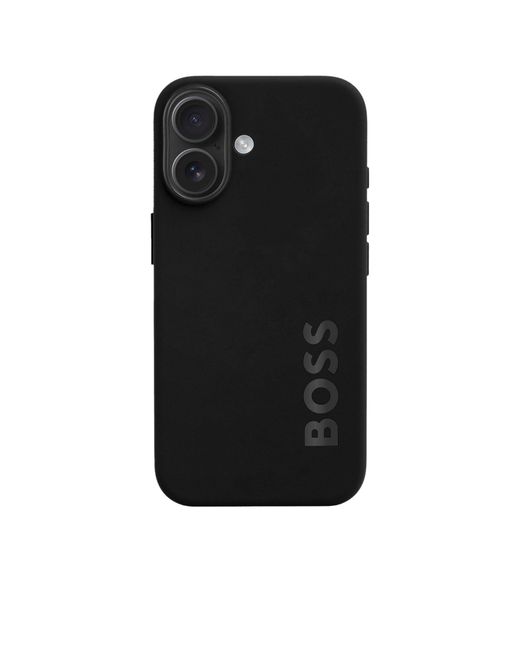 Boss Black Matte- Iphone 16 Case With Emed Logo
