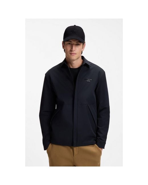Boss Black Porsche X Stretch-Cotton Cap With Gloss Logo for men