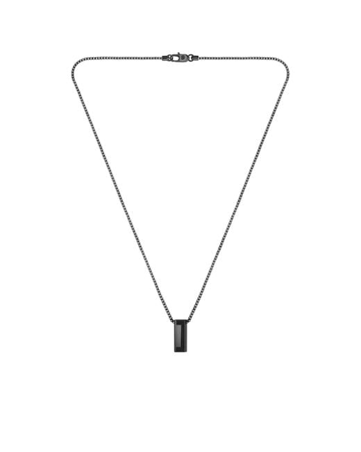Boss Metallic Brushed And Polished Necklace for men