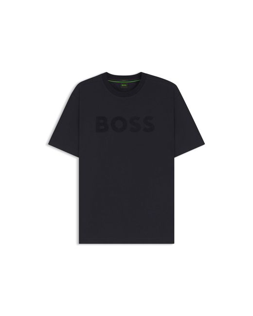 Boss Blue Relaxed-Fit T-Shirt for men