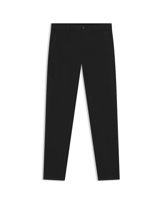 Boss Black Tapered-Fit Trousers for men