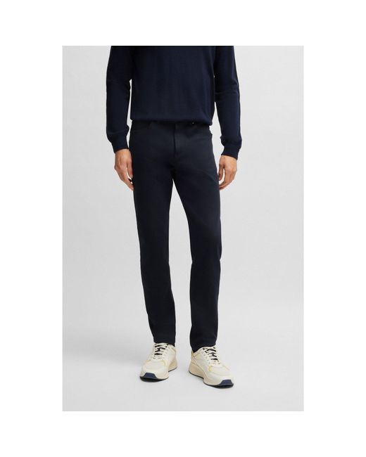 Boss Blue Porsche X Tapered-Fit Jeans for men