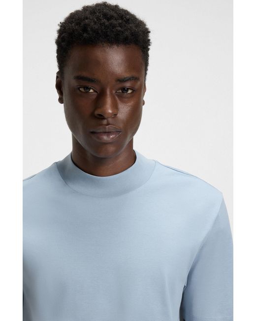 HUGO Light Blue Men's T-shirts Size L for men