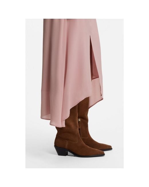 Boss Pink Midi Skirt