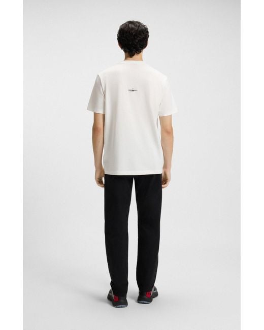 HUGO X Rb By Slawn Relaxed-Fit T-Shirt Aus Baumwolle Mit Logo in White für Herren