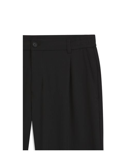 Boss Black Relaxed-Fit Trousers With Front Pleats for men