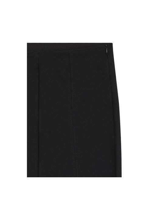Boss Black Seam-Detail Leggings