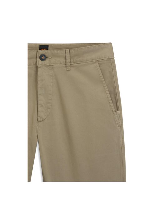 Boss Natural Slim-Fit Trousers for men