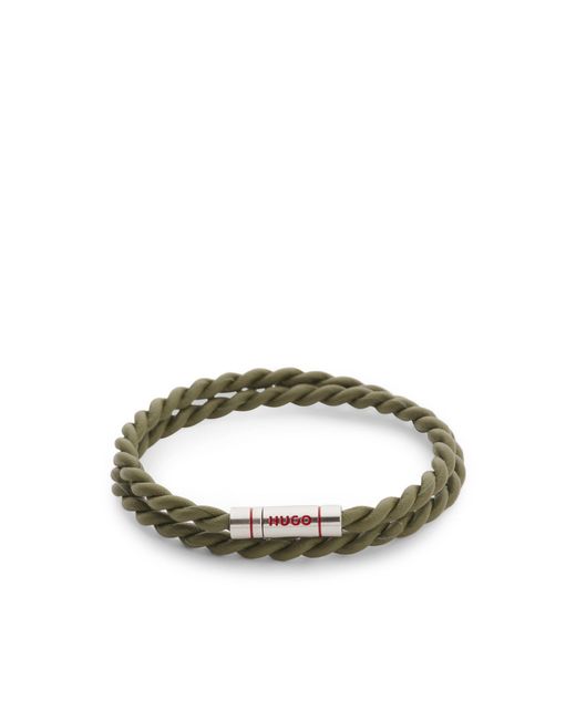 HUGO Green Double-Wrap Cuff for men