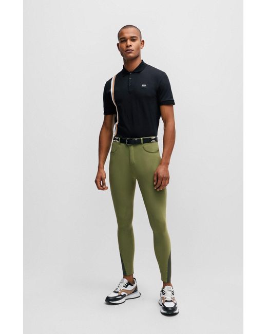Boss Green Equestrian Breeches With Knee Grips for men