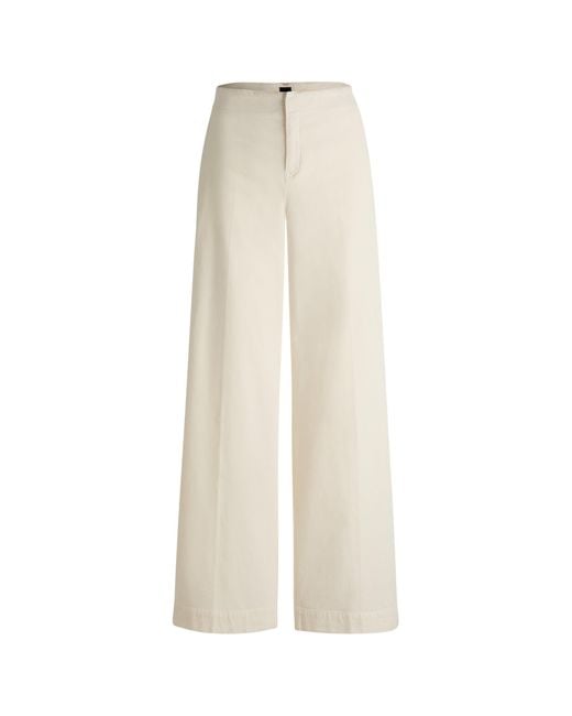 Boss Natural Regular-Fit Trousers