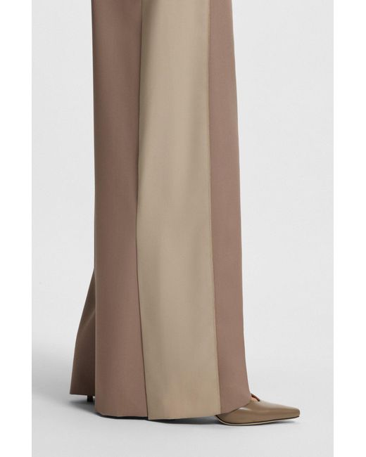 Boss Natural Regular-Fit Hose Mit Colour-Block-Details