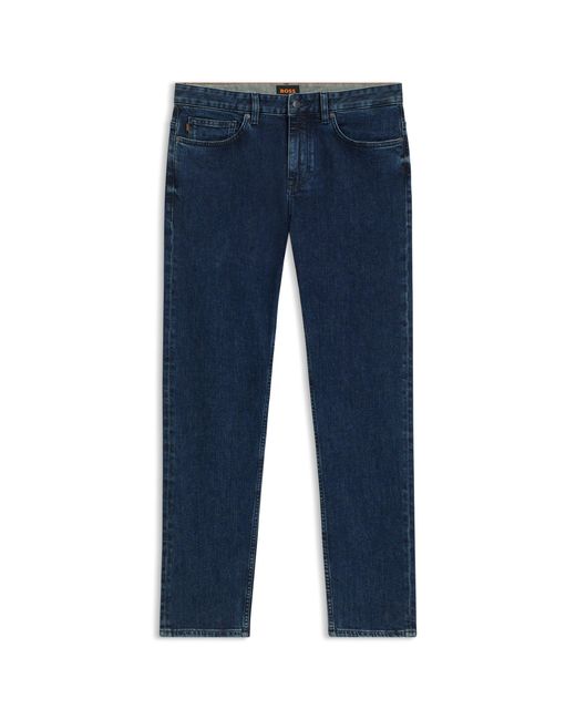 Boss Blue Delaware Slim-Fit Jeans for men