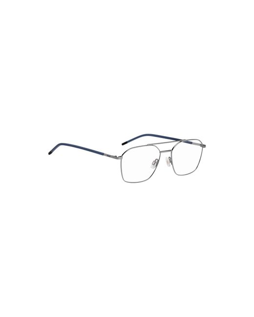 HUGO Multicolor Double-Bridge Optical Frames With End-Tips for men