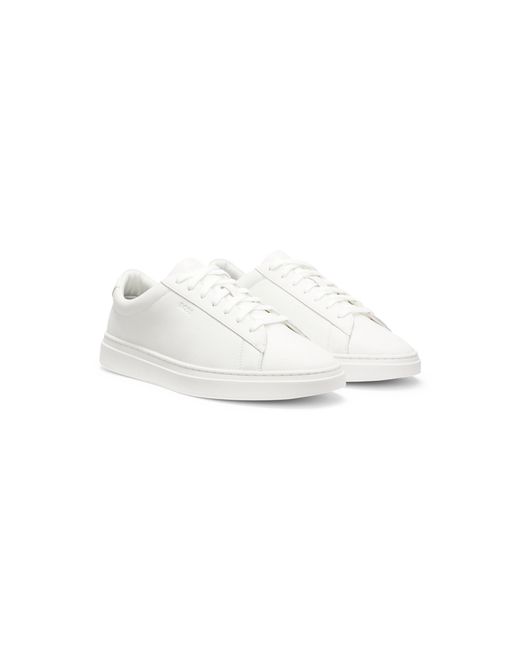 Boss White Cupsole Trainers for men