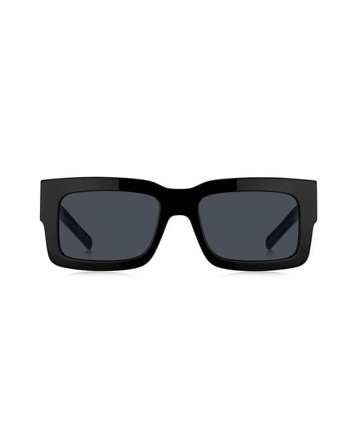 Boss Black-acetate Sunglasses With Double B Monogram