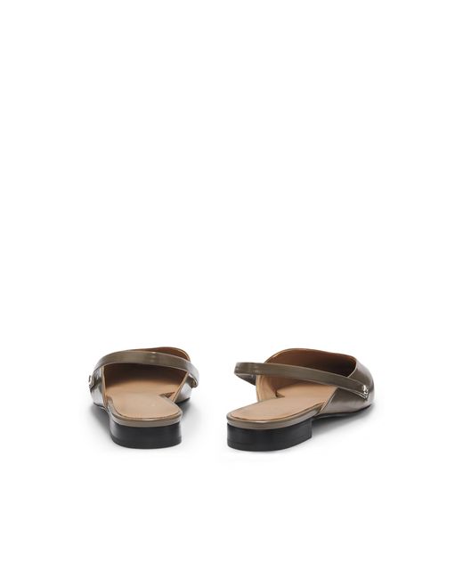 Boss Brown Slingback Ballerina Pumps
