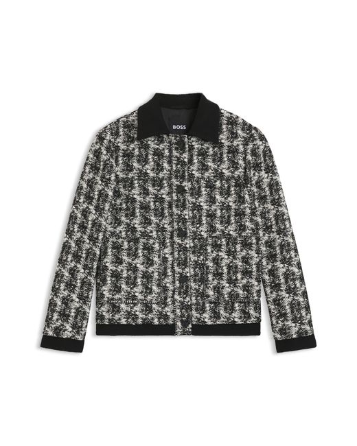 Boss Gray Patterned Women's Suits Size 4