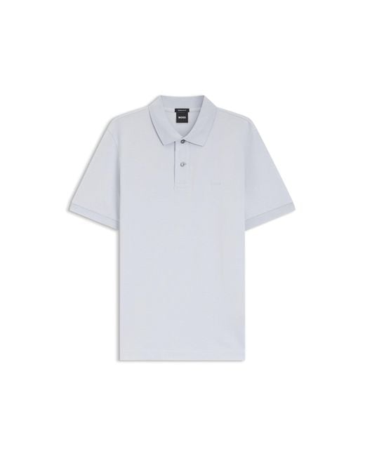 Boss White Pallas Polo Shirt for men