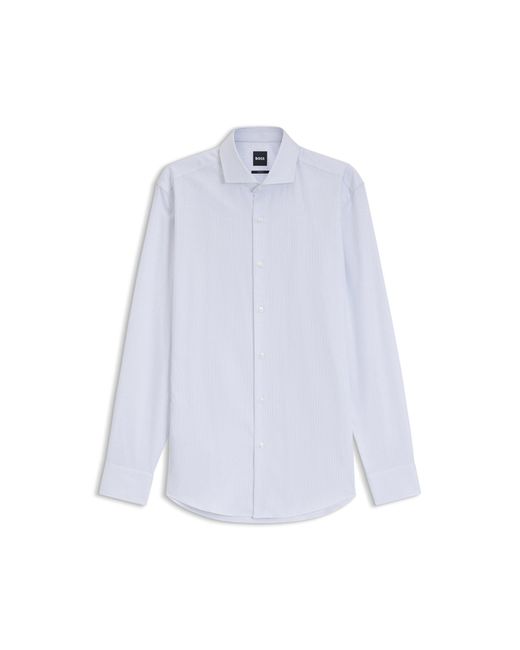 Boss White Slim-Fit Shirt for men