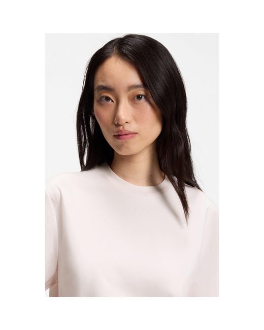 Boss Pink Relaxed-Fit T-Shirt