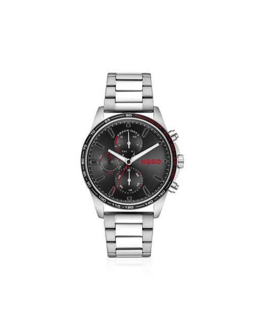 HUGO Metallic #Drift-Dial Watch for men