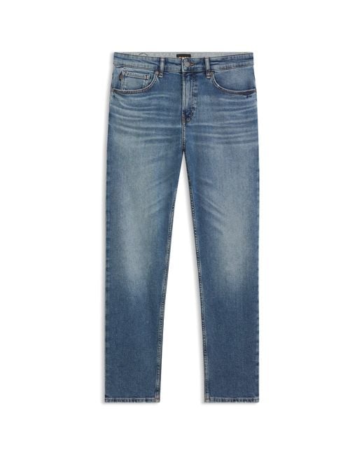 Boss Blue Maine Regular-Fit Jeans for men