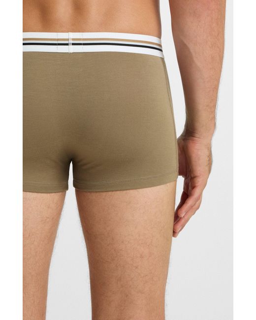 Boss Black Patterned Men's Underwear Size M for men