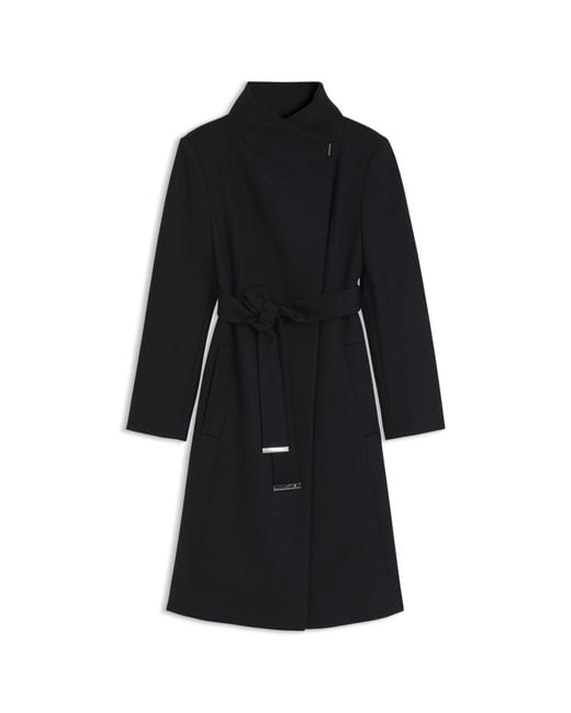 Boss Black Belted Formal Coat