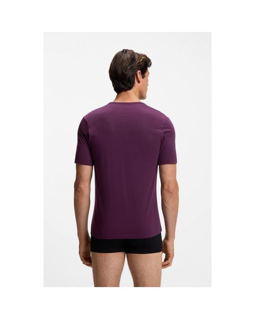Boss Multicolor Three-Pack Of Underwear T-Shirts for men
