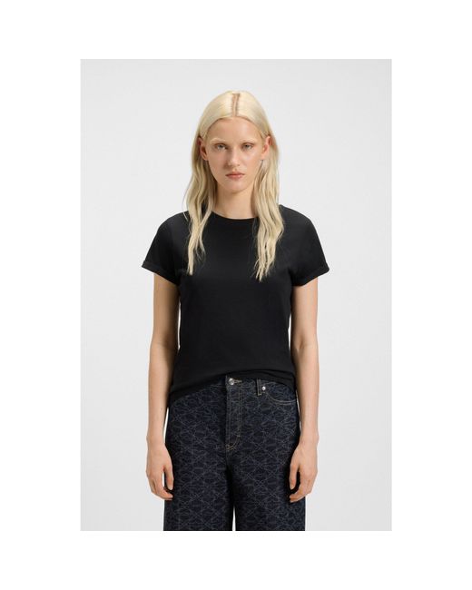 HUGO Black Slim-Fit T-Shirt