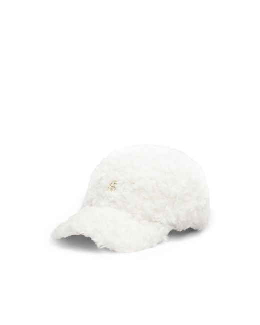 Boss White X Steiff Teddy Cap With Double B Monogram