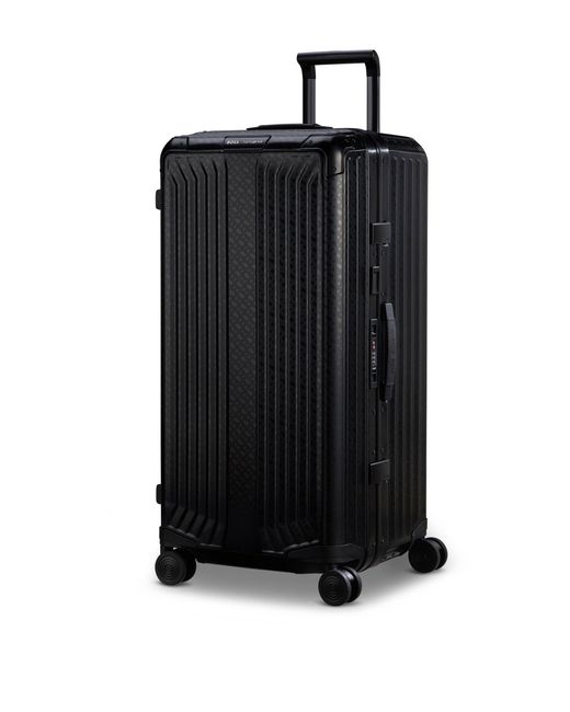 Boss Black | Samsonite 106l Trunk Suitcase In Anodised Aluminium