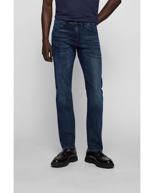BOSS by Hugo Boss Slim-fit Jeans In Blue Comfort-stretch Denim for men