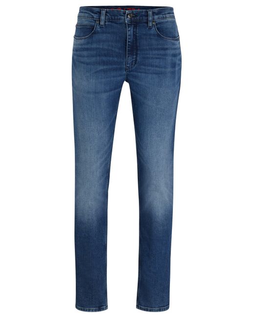 HUGO Extra Slim-fit Jeans Van Comfortabel Blauw Stretchdenim in het Blue voor heren