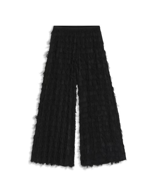 Boss Black Wide-Leg Trousers