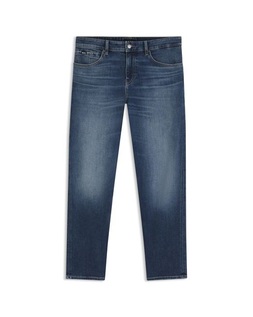 Boss Blue Maine Regular-Fit Jeans for men