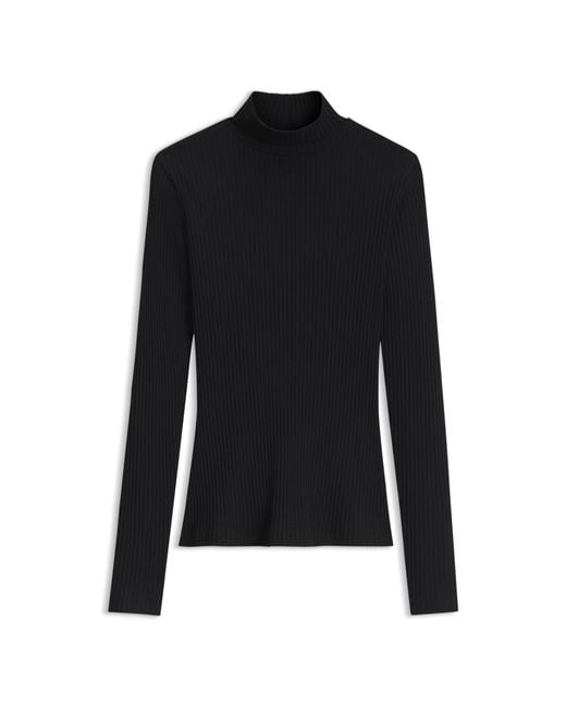 HUGO Black Rollneck Top